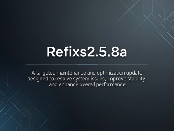 What Is Refixs2.5.8a? Complete Version Update Explanation